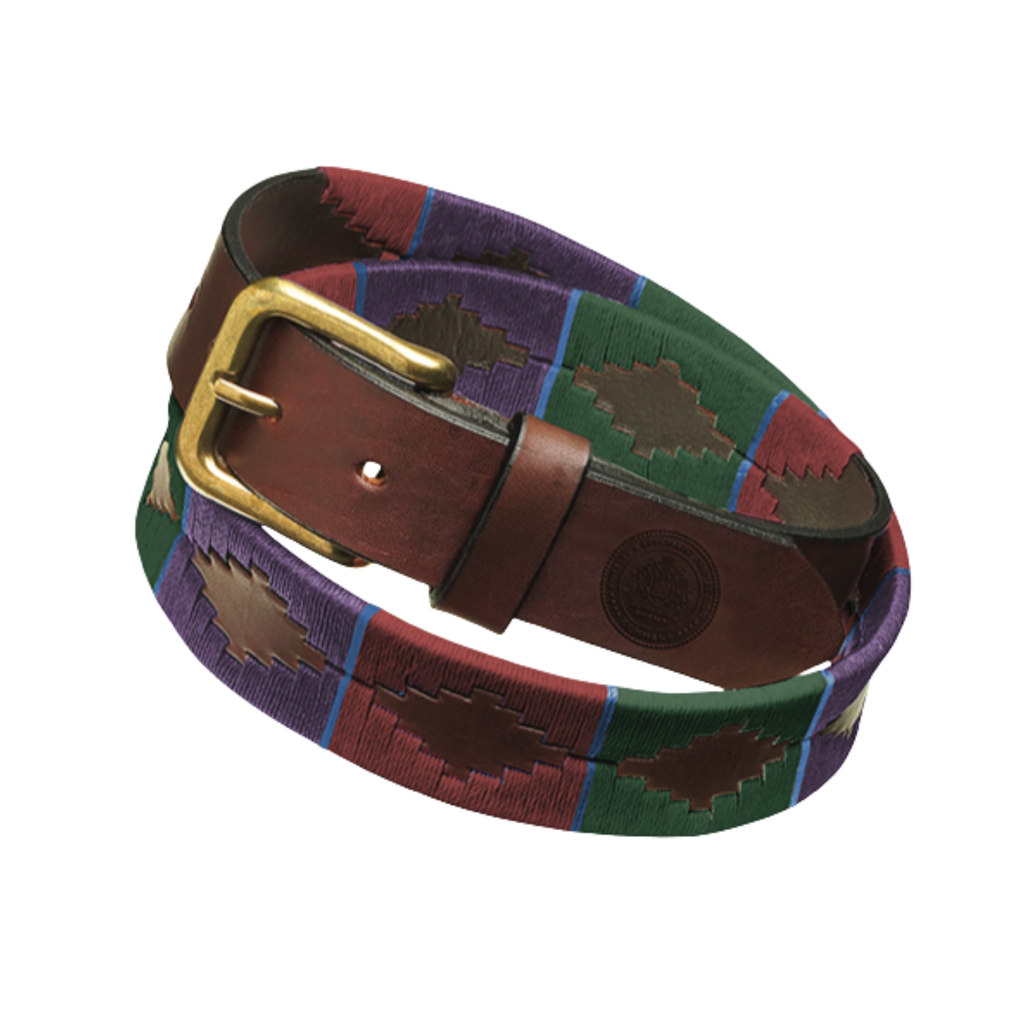 Royalty & Specialist Protection Command ( RaSP) leather polo belt handcrafted by Pampeano in regimental colours