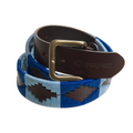 Close-up of the exclusive Country Direct & Pampeano Army Air Corps (AAC) Leather Polo Belt Leather Polo Belt.