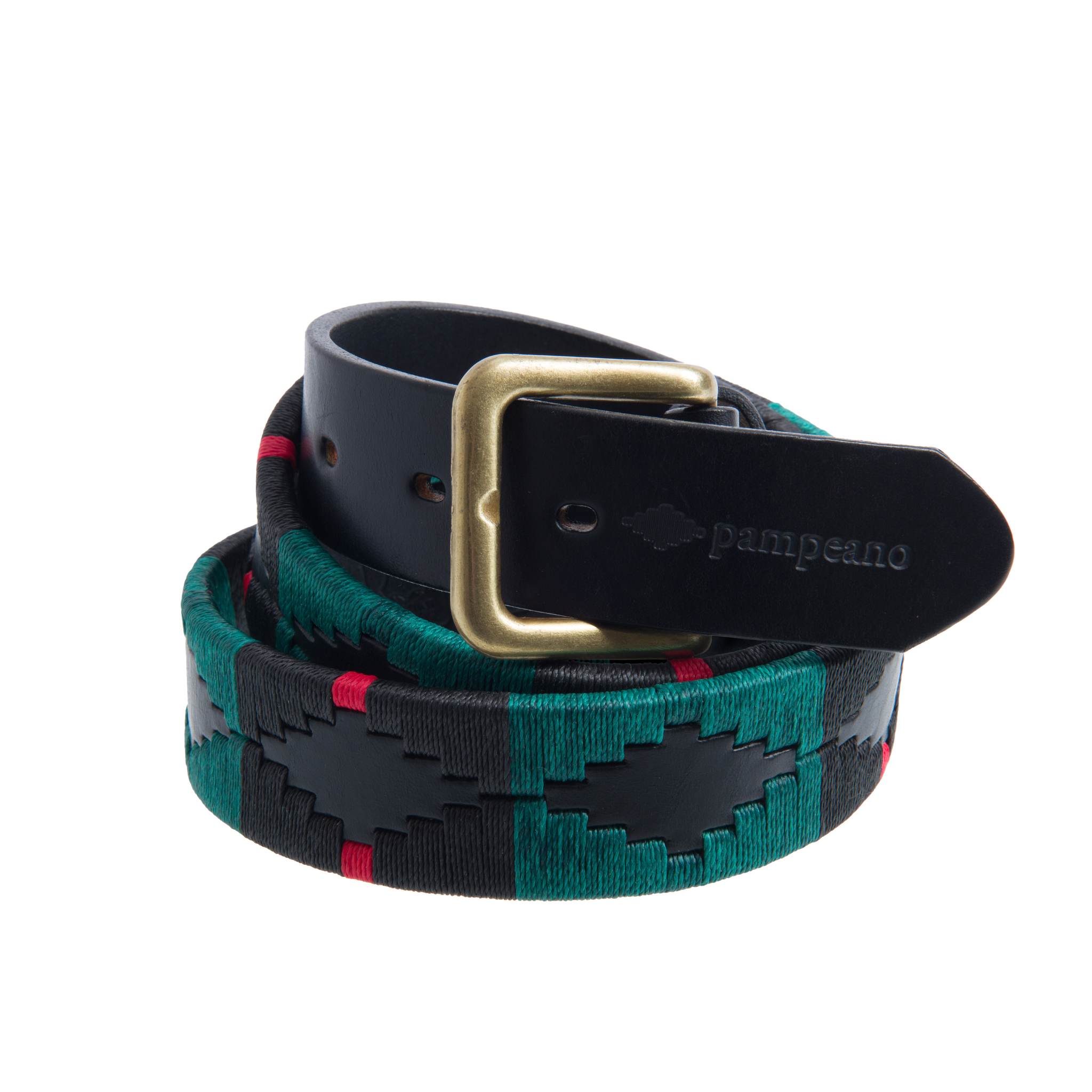 Commando Forces leather polo belt handcrafted by Pampeano in regimental colours