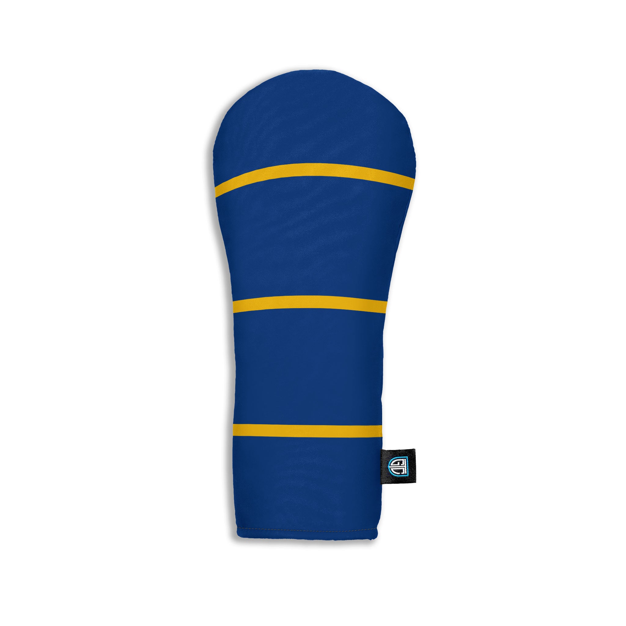 Royal Horse Artillery golf head covers shown with buckle detail
