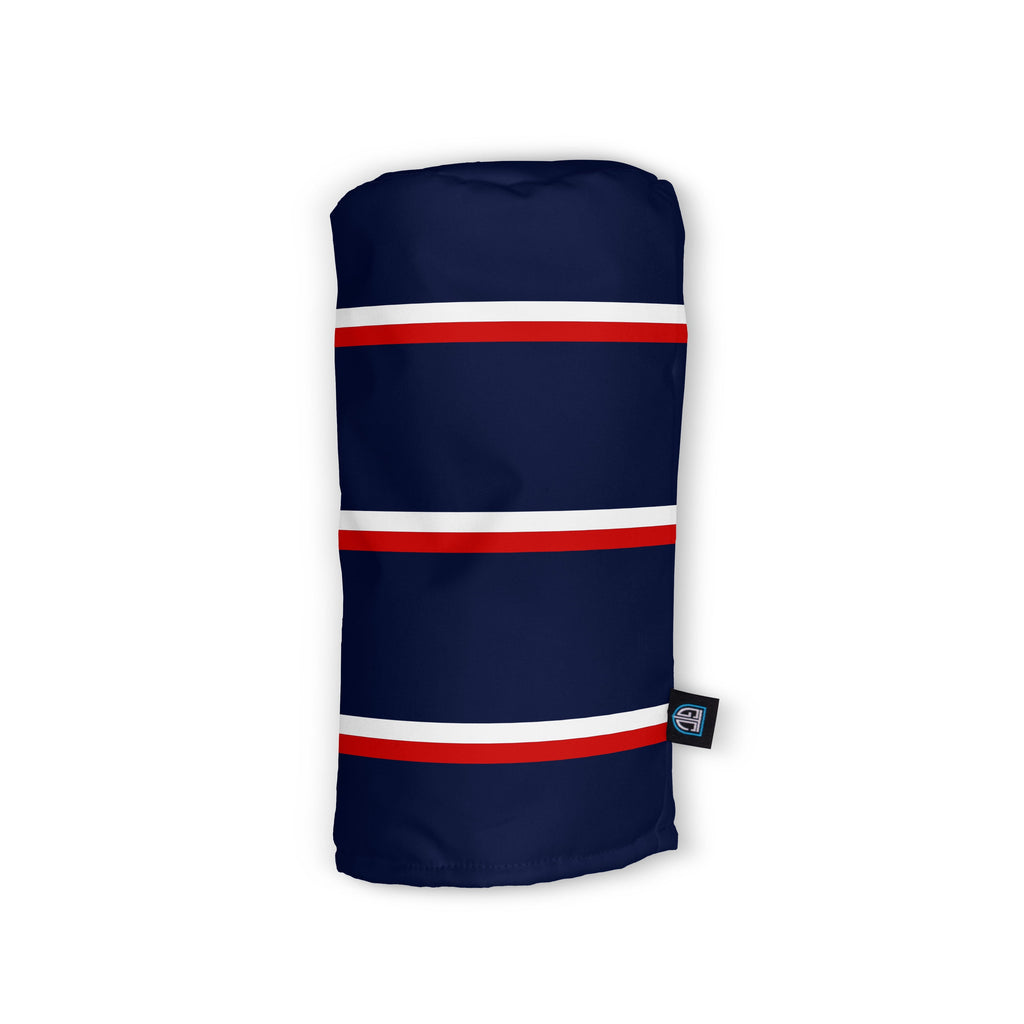 Royal Navy golf head covers handcrafted by Pampeano in regimental colours